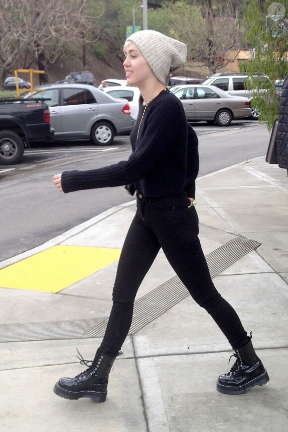 Miley Cyrus dans les rues de Los Angeles, le 5 mars 2014.
