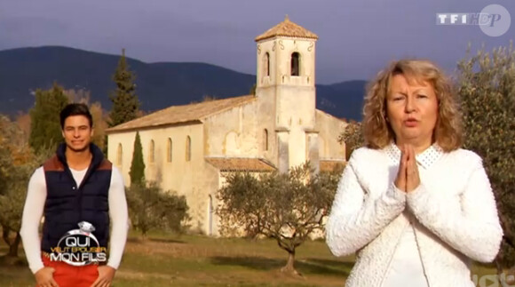 Florian et sa maman Francine au casting de "Qui veut épouser mon fils ?" saison 3 sur TF1 le vendredi 25 avril 2014 à 23h30.