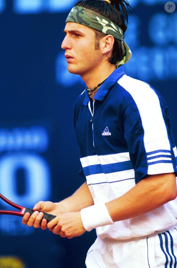 Jérôme Golmard à l'Open de tennis de Monte Carlo, le 23 avril 1999.