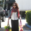Exclusif - Mila Kunis, enceinte, fait ses courses à Studio City, le 7 avril 2014.