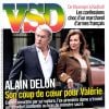 Le magazine VSD du 10 avril 2014 avec Valérie Trierweiler et Alain Delon en couverture