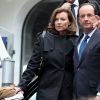 François Hollande et Valérie Trierweiler à Rennes le 4 avril 2012