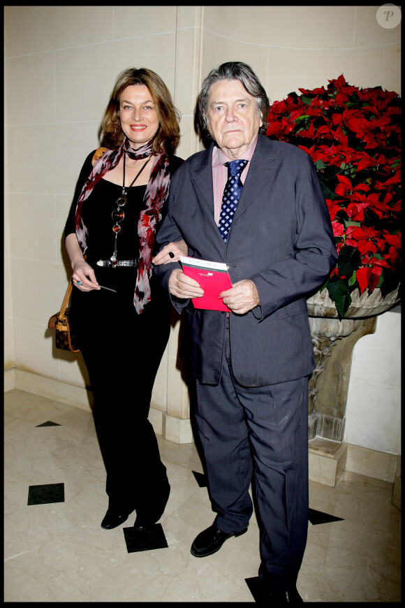 Jean-Pierre Mocky et Patricia Barzyk lors de la soirée The Best 2008 à Paris le 1er décembre 2012