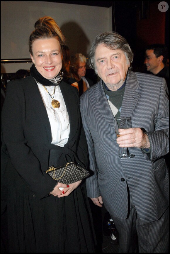 Jean-Pierre Mocky et Patricia Barzyk lors de la soirée pour la 1000e de l'émission Star Mag à Paris le 11 décembre 2012