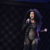 La chanteuse Cher (67 ans) en concert au TD Garden à Boston (Massachussetts), le 9 avril 2014.