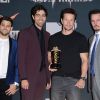 Jerry Ferrara, Adrian Grenier, Mark Wahlberg et Kevin Dillon lors des MTV Movie Award 2014 au Nokia Theatre à Los Angeles, le 13 avril 2014.