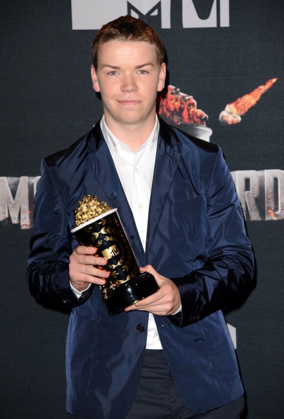 Will Poulter lors des MTV Movie Award 2014 au Nokia Theatre à Los Angeles, le 13 avril 2014.