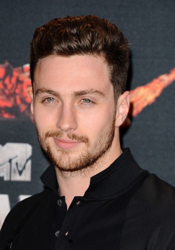 Aaron Taylor-Johnson lors des MTV Movie Award 2014 au Nokia Theatre à Los Angeles, le 13 avril 2014.