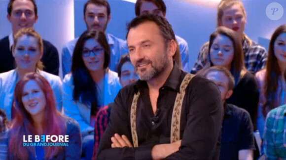 Frédéric Lopez dans Le Before du Grand Journal de Canal + le 7 avril 2014