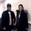 Chris O'Neill et Madeleine de Suède quittant la maternité de l'hôpital presbytérien de New York après la naissance de la princesse Leonore de Suède, le 20 février 2014