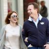 Geri Halliwell et son compagnon Christian Horner profitent du soleil en se promenant sur Hampstead High Street à Londres, le 16 avril 2014.