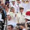 Charlene et Albert de Monaco lors de leur mariage le 2 juillet 2011