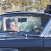 Lea Michele sur le tournage du clip de On My Way à Lancaster, le 20 avril 2014.