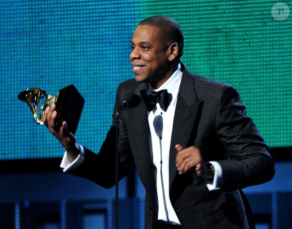 Jay Z lors des Grammy Awards au Staples Center. Le 26 janvier 2014.