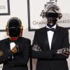 Daft Punk (Thomas Bangalter et Guy-Manuel de Homem-Christo) aux Grammy Awards à Los Angeles le 26 janvier 2014.