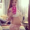 Tila Tequila révèle son baby bump le 19 avril 2014.
