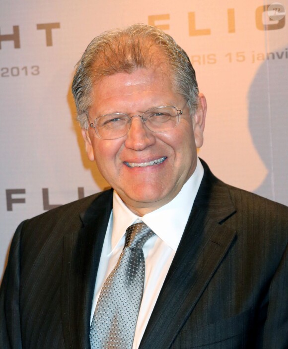 Robert Zemeckis à Paris, le 15 janvier 2013.