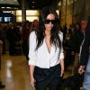 Kim Kardashian arrive à l'aéroport Roissy-Charles-de-Gaulle, près de Paris. Le 30 avril 2014.