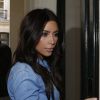 Kim Kardashian arrive chez Balmain. Paris, le 30 avril 2014.