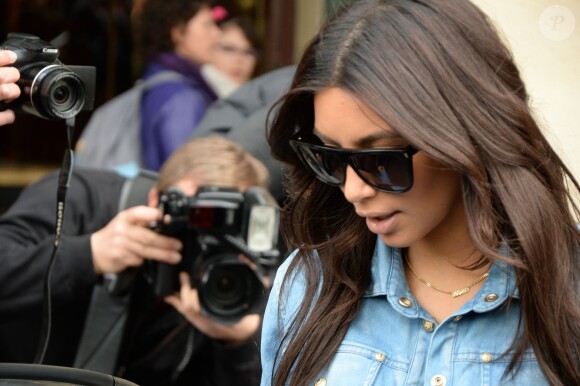 Kim Kardashian à Paris, le 30 avril 2014.