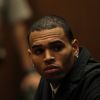 Chris Brown au tribunal de Los Angeles. Février 2013.