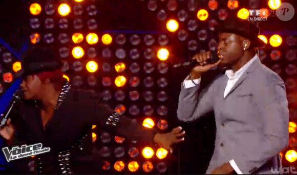 (The Voice 3, demi-finale - diffusée le samedi 3 mai 2014.)