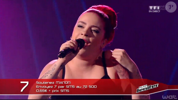 (The Voice 3, demi-finale - diffusée le samedi 3 mai 2014.)