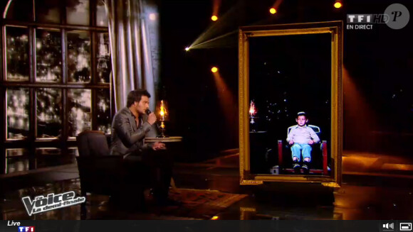 (The Voice 3, demi-finale - diffusée le samedi 3 mai 2014.)