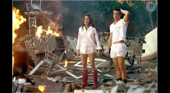 Angelina Jolie et Brad Pitt dans "Mr. & Mrs. Smith" sorti en 2005.