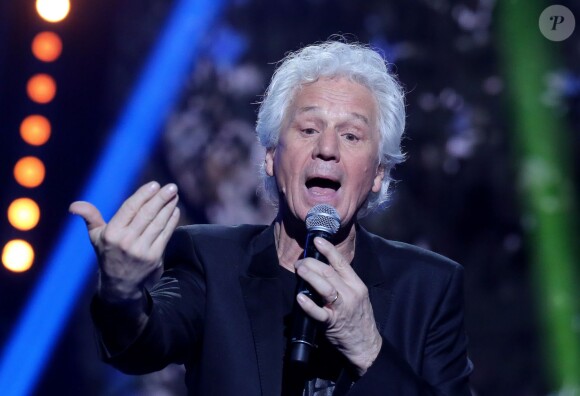 Exclusif - Gérard Lenorman - Enregistrement au théâtre Marigny de l'émission "Toute la télé chante pour le Sidaction" à Paris le 21 mars 2013.