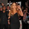 Mariah Carey fait la promotion à Times Square de son dernier album "Me.I am Mariah...The Elusive Chanteuse" le 1er mai 2014 à New York.