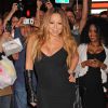 Mariah Carey fait la promotion à Times Square de son dernier album "Me.I am Mariah...The Elusive Chanteuse" le 1er mai 2014 à New York.