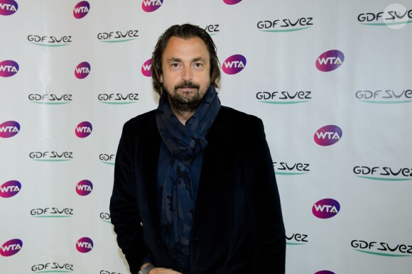 Henri Leconte lors de la soirée d'Amélie Mauresmo à l'occasion du 22e Open de tennis GDF SUEZ au Stade Pierre de Coubertin à Paris le 28 Janvier 2014
