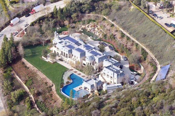 Maison mise en vente par Tom Brady et Gisele Bündchen à Los Angeles.
