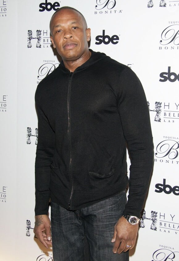 Dr Dre - Soiree de lancement de la Tequila Bonita Platinum a Las Vegas, le 2 mars 2013.