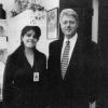 Monica Lewinsky et Bill Clinton à Washington. Novembre 1995.
