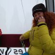Emma Shaka (The Voice 3) prend de l'altitude à Val Thorens, le 1er mai 2014.
