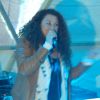 Emma Shaka (The Voice 3) sur scène, le 1er mai 2014 à Val Thorens.