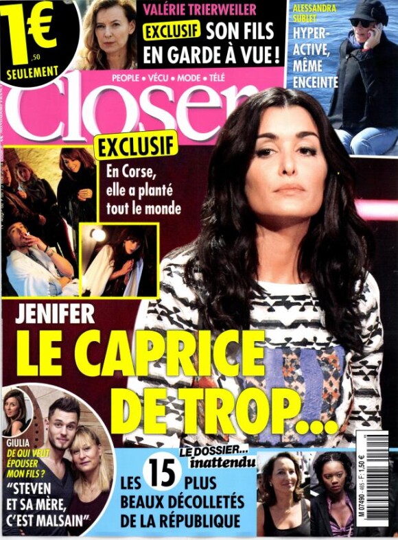 Magazine Closer du 9 mai 2014.