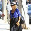 Christina Aguilera (enceinte) dans les rues de Los Angeles, le 11 mai 2014. 