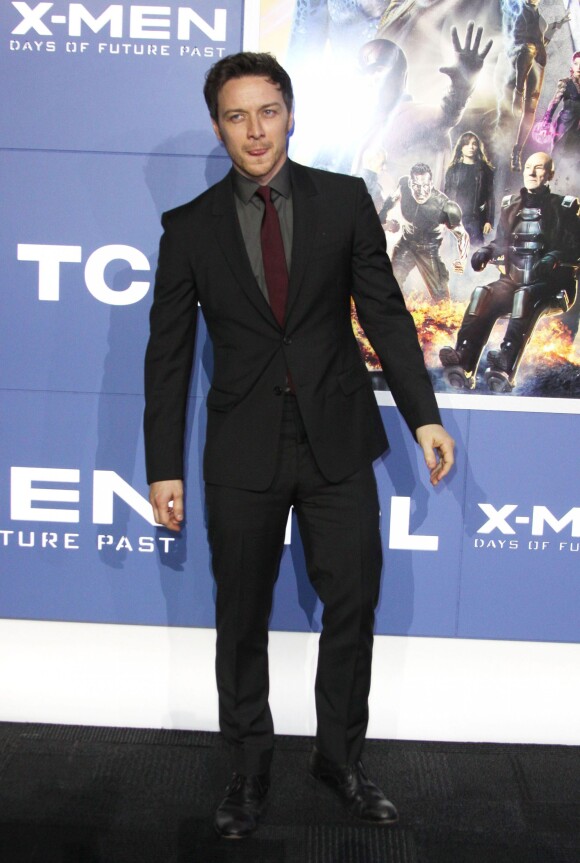 James McAvoy à la première du film "Days of Future Past" au centre Jacob Javits à New York, le 10 mai 2014.