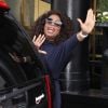 Oprah Winfrey sort de son hôtel à Washington. Le 05 Avril 2014.