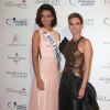 Miss France 2014 Flora Coquerel et Sylvie Tellier - Soirée "Global Gift Gala 2014 " à l'hôtel Four Seasons George V à Paris le 12 mai 2014.