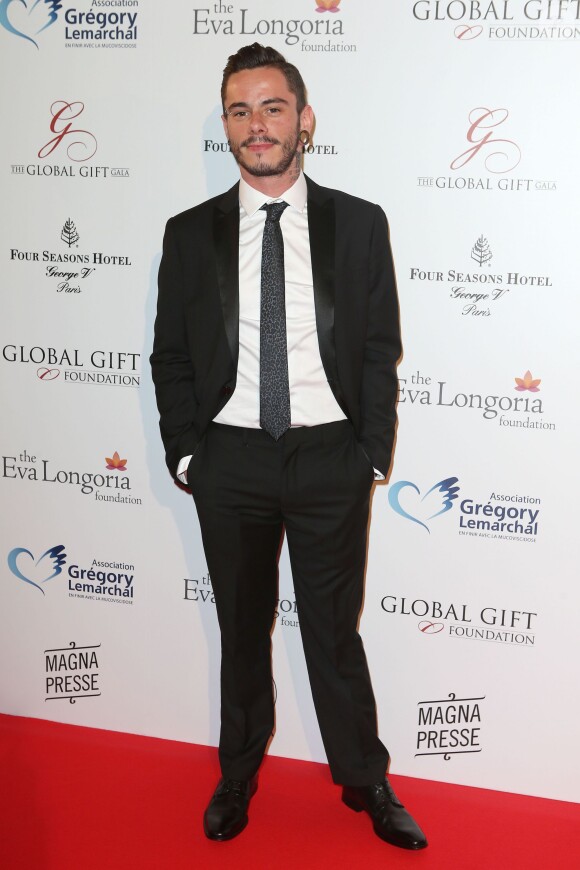 Maximilien Philippe (The Voice 3) - Soirée "Global Gift Gala 2014 " à l'hôtel Four Seasons George V à Paris le 12 mai 2014.