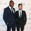 Wesley et Kendji "The Voice 3" - Soirée "Global Gift Gala 2014 " à l'hôtel Four Seasons George V à Paris le 12 mai 2014.