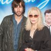 Amanda Lear et Anthony Hornez - Première du spectacle "Revenir un Jour" au Palais des Glaces à Paris, le 13 mai 2014.