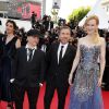 Jeanne Balibar, Olivier Dahan, Tim Roth et Nicole Kidman - Montée des marches du film "Grace de Monaco" pour l'ouverture du 67e Festival du film de Cannes le 14 mai 2014.