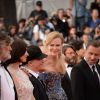 Pierre-Ange Le Pogam, Jeanne Balibar, Tim Roth, Olivier Dahan, Nicole Kidman, Paz Vega - Montée des marches du film "Grace de Monaco" pour l'ouverture du 67e Festival du film de Cannes le 14 mai 2014.