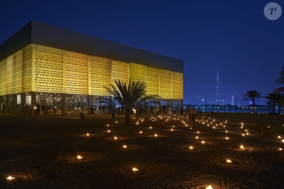 Bâtiment construit par Chanel pour son défilé Croisièr à Dubaï le 13 mai 2014