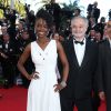 Aïssa Maiga et Jacques Attali - Montée des marches du film "Mr. Turner" lors du 67ème Festival du film de Cannes le 15 mai 2014